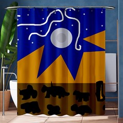 Decorative Abstraction Shower Curtain 60  X 72  (medium)  by Valentinaart