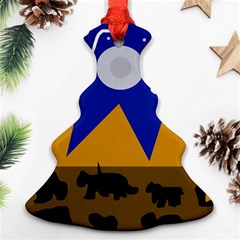 Decorative Abstraction Christmas Tree Ornament (2 Sides)