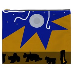 Decorative Abstraction Cosmetic Bag (xxxl) 