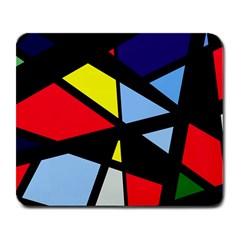 Colorful Geomeric Desing Large Mousepads by Valentinaart