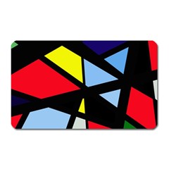 Colorful Geomeric Desing Magnet (rectangular)