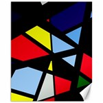 Colorful geomeric desing Canvas 11  x 14   10.95 x13.48  Canvas - 1