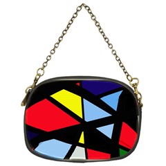 Colorful Geomeric Desing Chain Purses (one Side) 