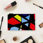 Colorful geomeric desing Cosmetic Bag (Small)  Front