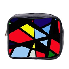 Colorful Geomeric Desing Mini Toiletries Bag 2-side