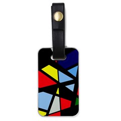 Colorful Geomeric Desing Luggage Tags (one Side) 