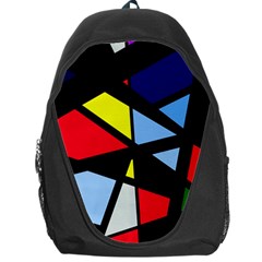 Colorful Geomeric Desing Backpack Bag by Valentinaart