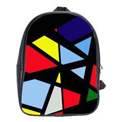 Colorful Geomeric Desing School Bags (xl)  by Valentinaart