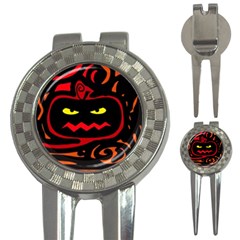 Halloween Pumpkin 3-in-1 Golf Divots