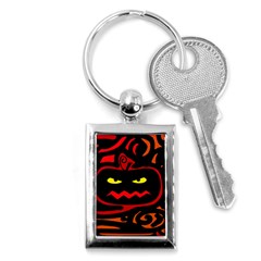 Halloween Pumpkin Key Chains (rectangle) 