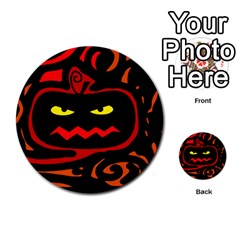 Halloween Pumpkin Multi-purpose Cards (round) 