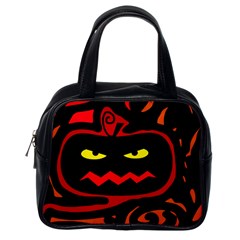 Halloween Pumpkin Classic Handbags (one Side)