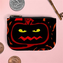 Halloween Pumpkin Mini Coin Purses by Valentinaart