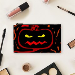 Halloween Pumpkin Cosmetic Bag (small) 