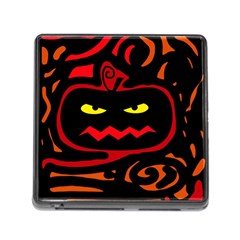 Halloween Pumpkin Memory Card Reader (square) by Valentinaart