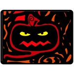 Halloween pumpkin Fleece Blanket (Large)  80 x60  Blanket Front