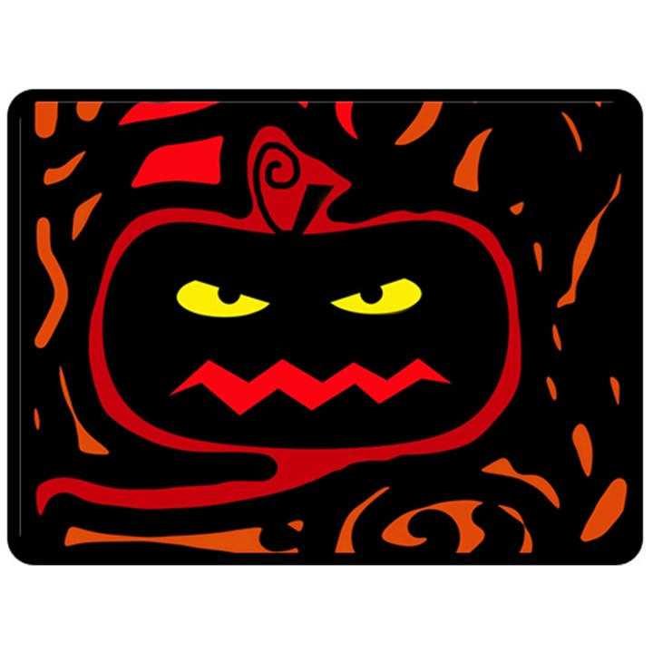 Halloween pumpkin Fleece Blanket (Large) 