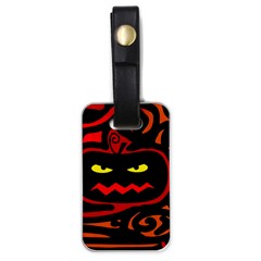 Halloween Pumpkin Luggage Tags (one Side)  by Valentinaart