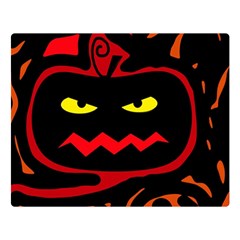 Halloween Pumpkin Double Sided Flano Blanket (large) 