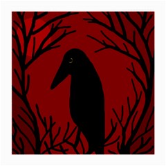 Halloween Raven - Red Medium Glasses Cloth (2-side)