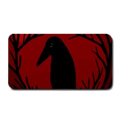 Halloween Raven - Red Medium Bar Mats