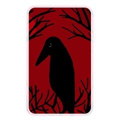 Halloween Raven - Red Memory Card Reader by Valentinaart