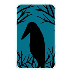 Halloween Raven - Blue Memory Card Reader by Valentinaart