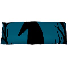 Halloween Raven - Blue Body Pillow Case (dakimakura)