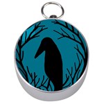 Halloween raven - Blue Silver Compasses Front