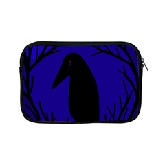 Halloween Raven - Deep Blue Apple Ipad Mini Zipper Cases