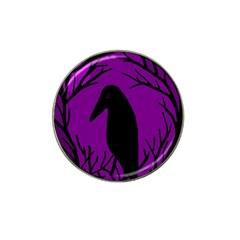 Halloween Raven - Purple Hat Clip Ball Marker