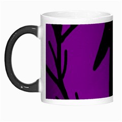 Halloween Raven - Purple Morph Mugs by Valentinaart