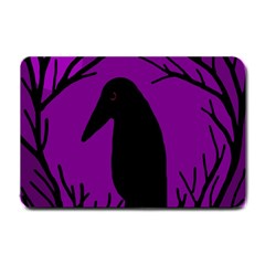 Halloween Raven - Purple Small Doormat 