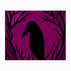 Halloween Raven - Magenta Small Glasses Cloth (2-side)