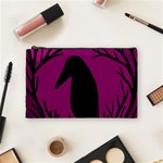 Halloween raven - magenta Cosmetic Bag (Medium)  Front