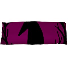 Halloween Raven - Magenta Body Pillow Case Dakimakura (two Sides)