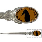 Halloween raven - brown Letter Openers Front