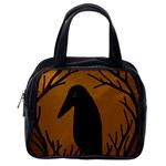 Halloween raven - brown Classic Handbags (One Side) Front