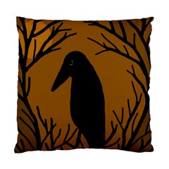 Halloween Raven - Brown Standard Cushion Case (one Side)