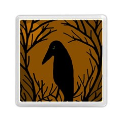 Halloween Raven - Brown Memory Card Reader (square) 