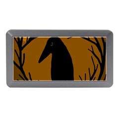 Halloween Raven - Brown Memory Card Reader (mini)