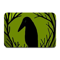 Halloween Raven - Green Plate Mats by Valentinaart