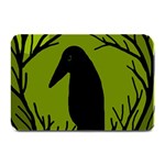 Halloween raven - green Plate Mats 18 x12  Plate Mat