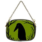 Halloween raven - green Chain Purses (Two Sides)  Front