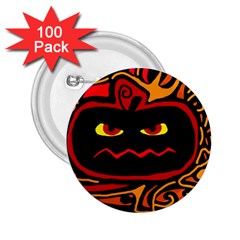 Halloween Decorative Pumpkin 2 25  Buttons (100 Pack) 