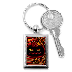 Halloween Decorative Pumpkin Key Chains (rectangle) 