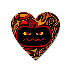 Halloween Decorative Pumpkin Heart Magnet