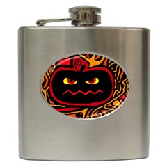 Halloween Decorative Pumpkin Hip Flask (6 Oz)