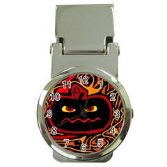 Halloween Decorative Pumpkin Money Clip Watches