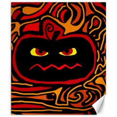 Halloween Decorative Pumpkin Canvas 8  X 10  by Valentinaart